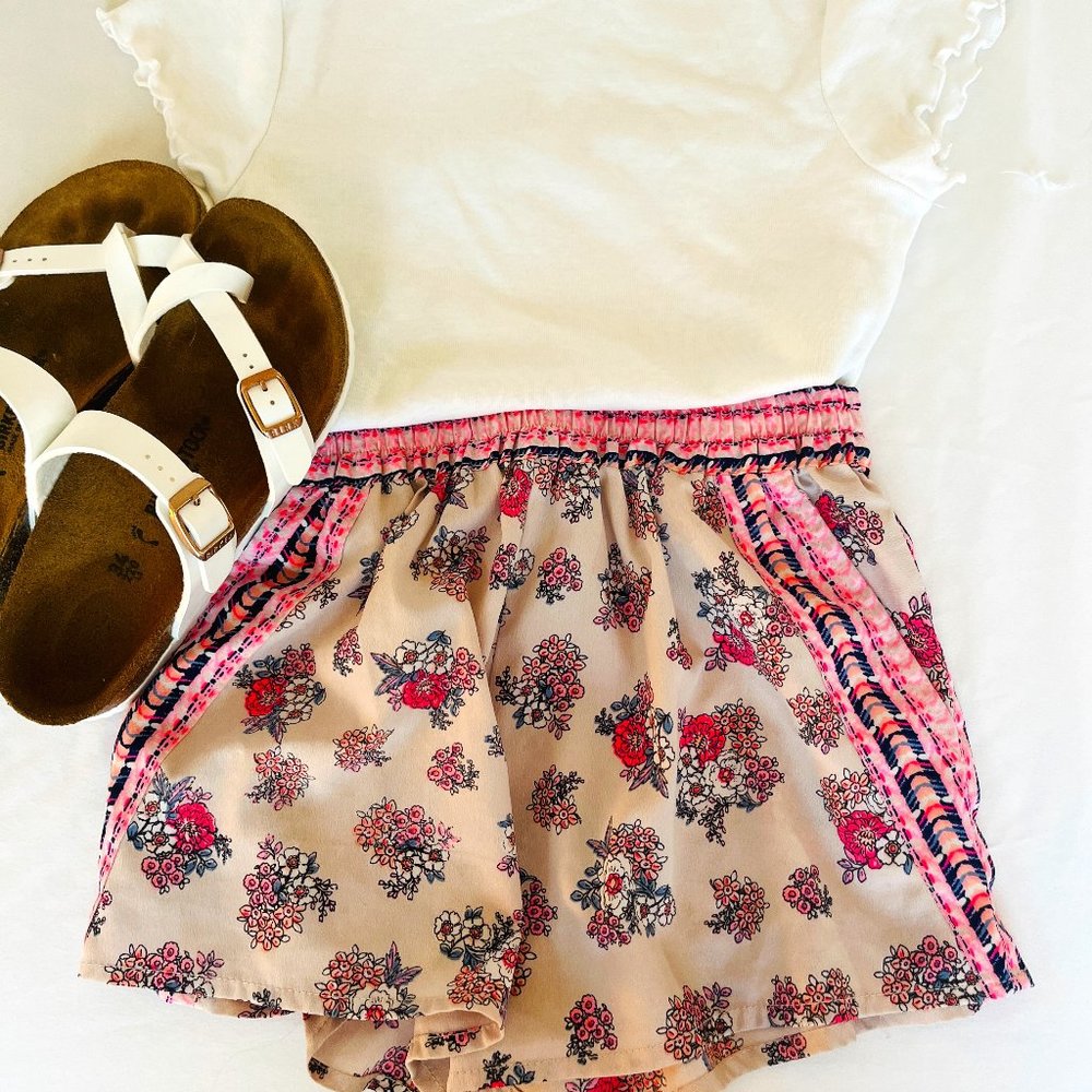 girls kids shorts (shoes not for sale)(shirt sold seperately)